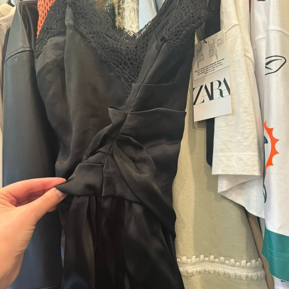 Zara Asymmetric Hem Jumpsuit - Picture 7 of 13